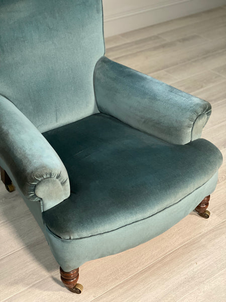 A Deep Seated 19th Century Howard Style Armchair