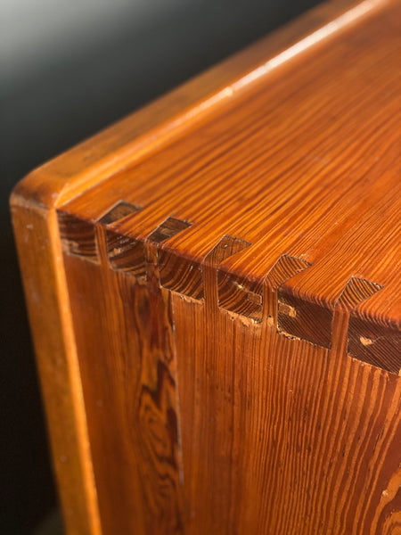 Large Pitch Pine Church Vestry Cupboard c1890