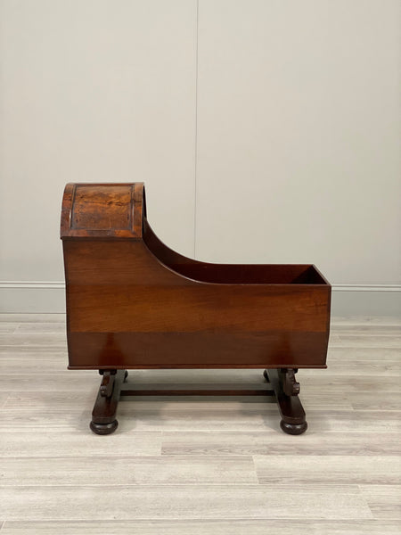 19th Century Mahogany Baby’s Crib