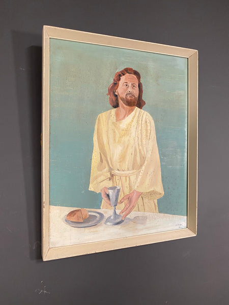 Religious Oil Painting by H Irving