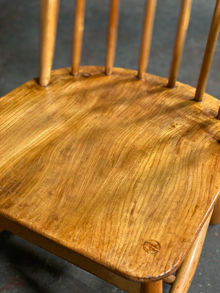 Small Ercol Nursing Chair With Drawer