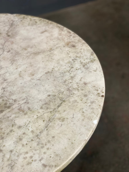 Vintage Italian Marble Bistro Table