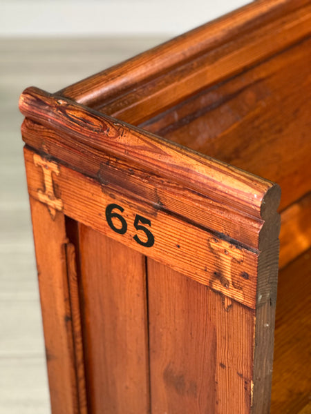 Small Antique Church Pew