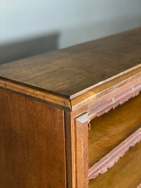 Large Victorian Oak Open Bookcase