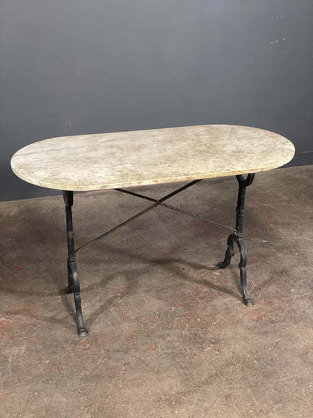 Vintage Italian Marble Bistro Table