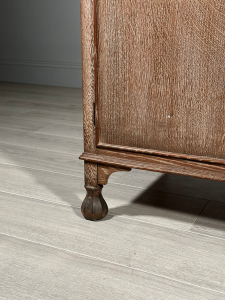 Limed Oak Art Deco Cabinet