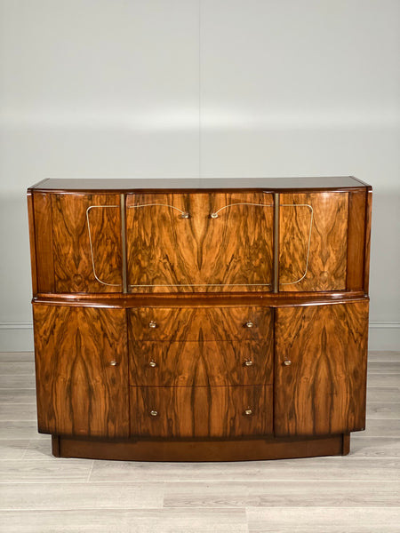 A Mid Century Walnut Cocktail Cabinet By Beautility