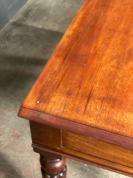 Rare Victorian Army And Navy C S L Mahogany Campaign Writing Desk