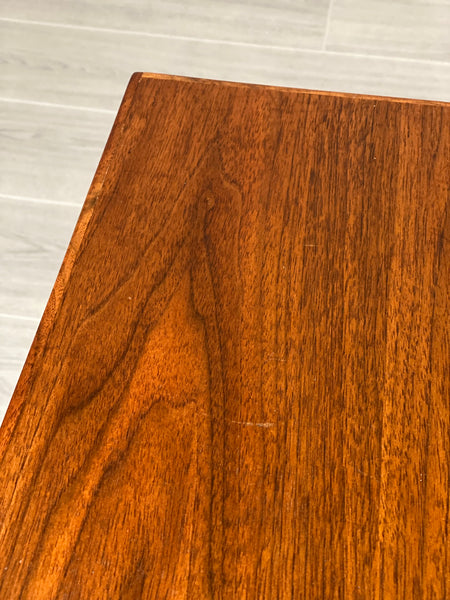 Jens Risom Black Walnut Coffee Table