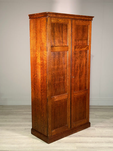 Antique Oak Pigeon Hole Cupboard