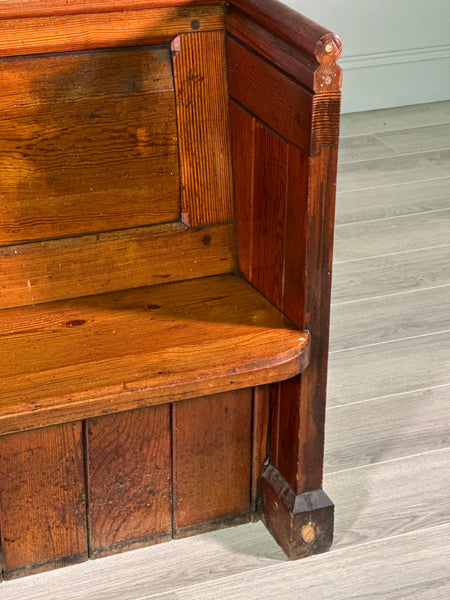 Small Antique Church Pew