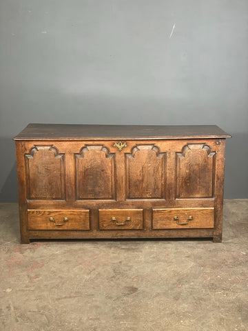 Large Georgian Oak Chest