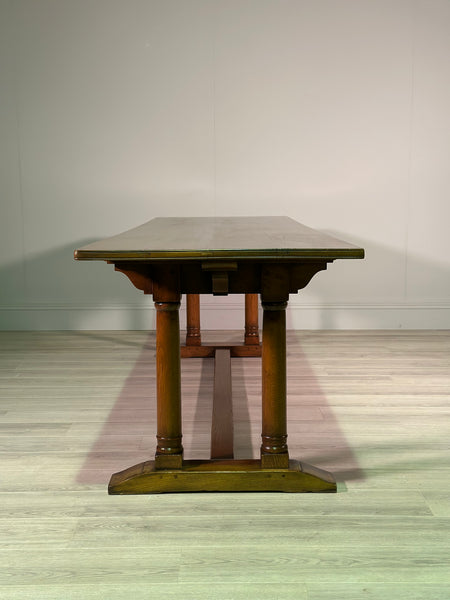 Antique Heals Tilden 9ft Oak Dining Table
