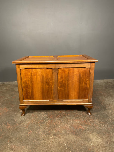 Mid 20th Century Walnut Bedding Box