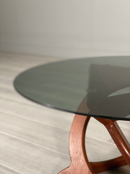 Mid Century Danish Teak Coffee Table Georg Jensen For Kubus