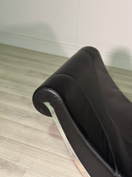 Leather Leonardo Dainelli Sylvester Cattelan Italian Chaise Longue