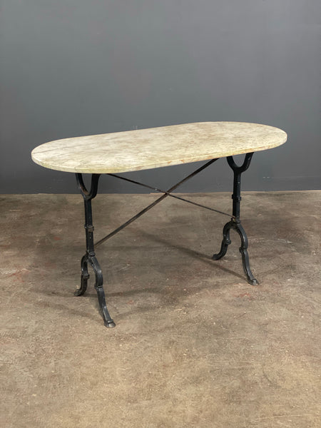 Vintage Italian Marble Bistro Table