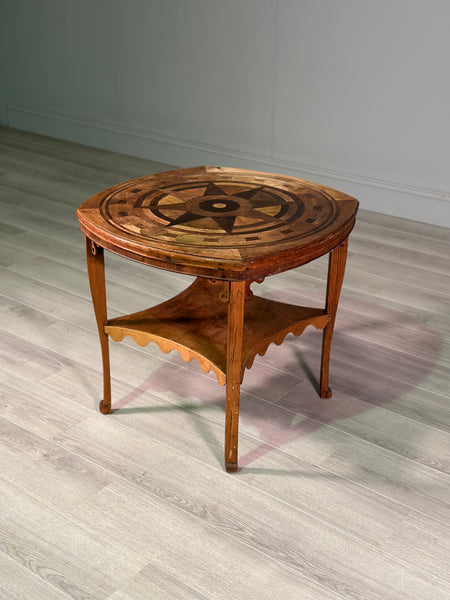 A Naive Folk Art Antique Table