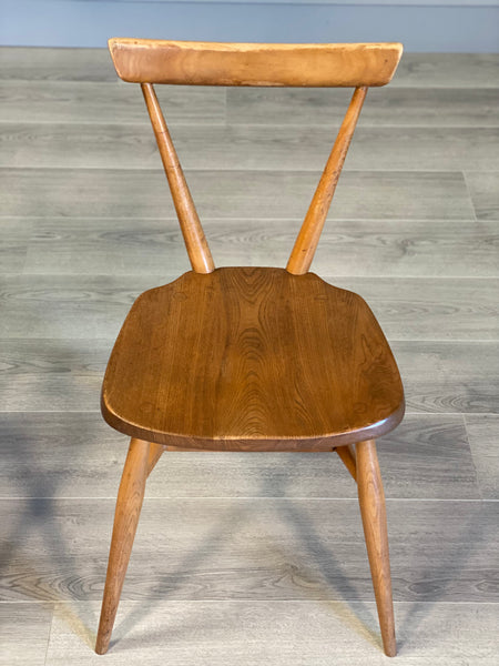 Pair Of Adult Ercol Stacking Chairs