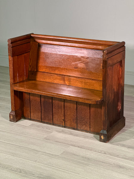 Small Antique Church Pew