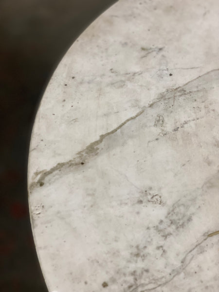 Vintage Italian Marble Bistro Table