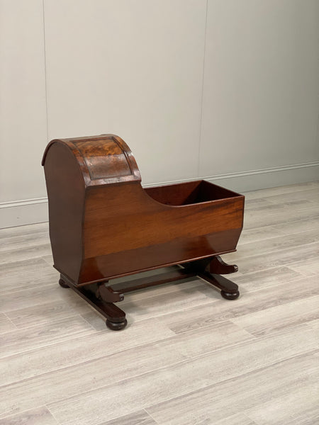 19th Century Mahogany Baby’s Crib