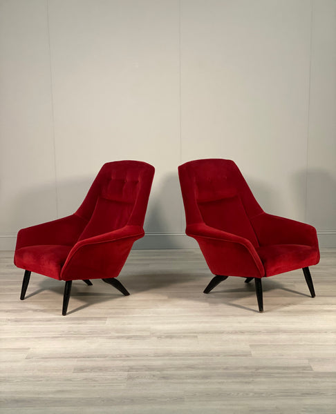 A Stylish Pair Of 1960’s Armchair’s