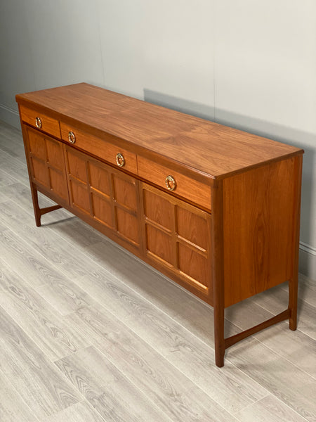 Mid 20th Century Nathan Squares Teak Sideboard