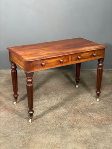Rare Victorian Army And Navy C S L Mahogany Campaign Writing Desk