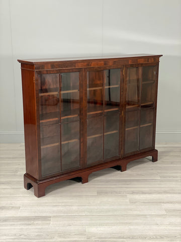 Large Victorian Mahogany Bookcase