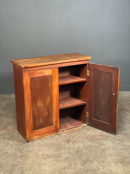Late 19th Century Pine School Cupboard
