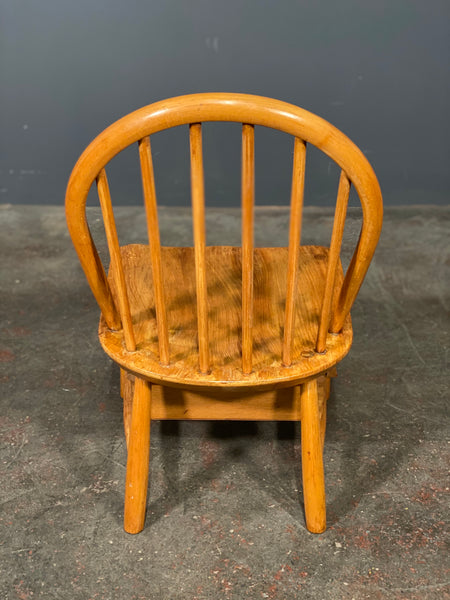Small Ercol Nursing Chair With Drawer