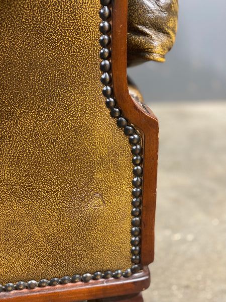 Vintage Leather Chesterfield Armchair