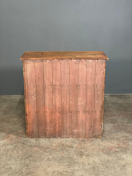 Late 19th Century Pine School Cupboard