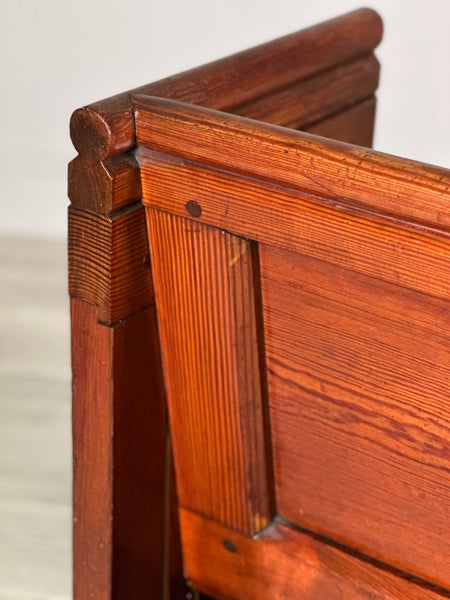 Small Antique Church Pew