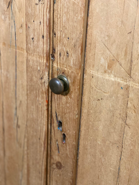 Victorian Pine School Cupboard