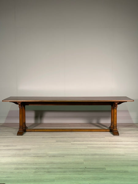 Antique Heals Tilden 9ft Oak Dining Table