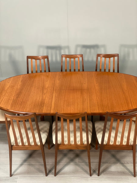 Mid Century G Plan Teak Dining Table And 8 Chairs