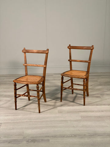 Pair Of 19th Century Oak Side Chairs