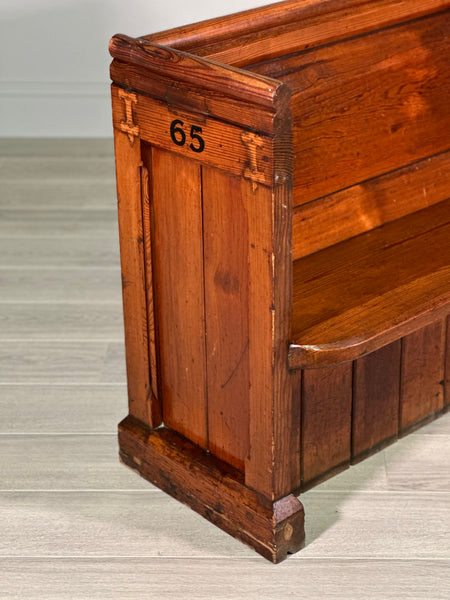 Small Antique Church Pew