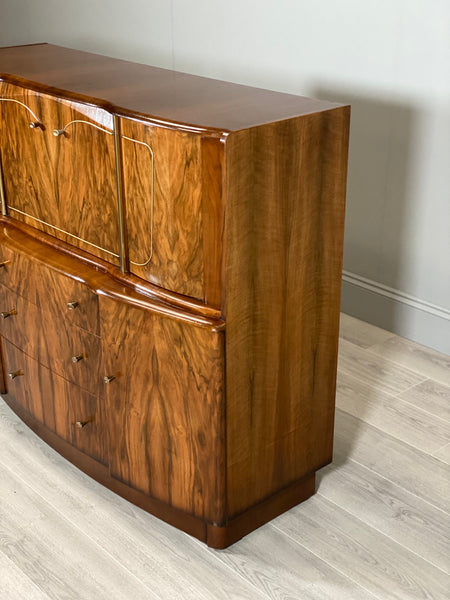 A Mid Century Walnut Cocktail Cabinet By Beautility