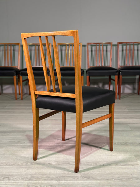 A Set Of 8 Gordon Russell Teak Dining Chairs