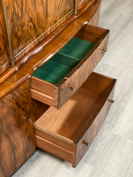A Mid Century Walnut Cocktail Cabinet By Beautility