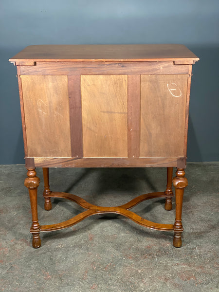 Burr Walnut Cabinet by T Justice & Sons of Dundee