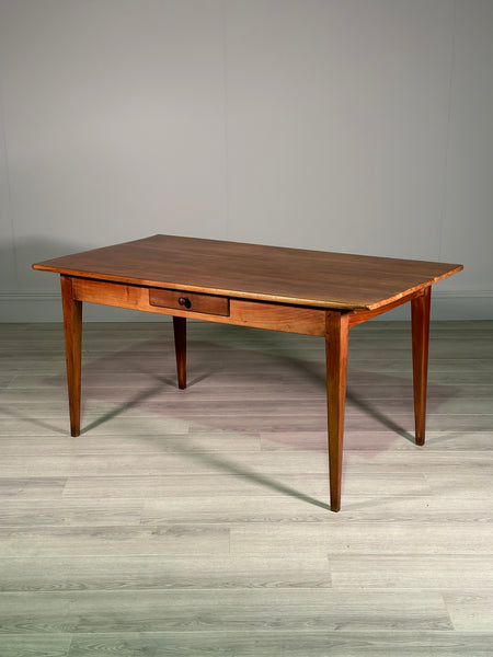 Antique Cherry Wood French Dining Table