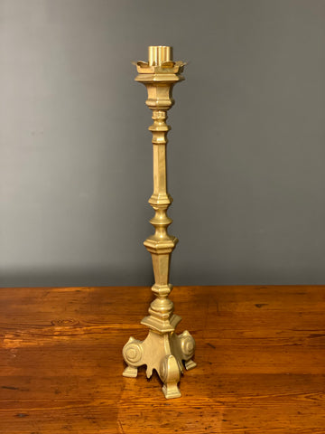 Vintage Large Church Altar Brass Candlestick