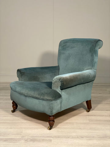 A Deep Seated 19th Century Howard Style Armchair