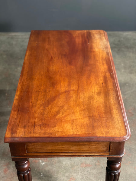Rare Victorian Army And Navy C S L Mahogany Campaign Writing Desk