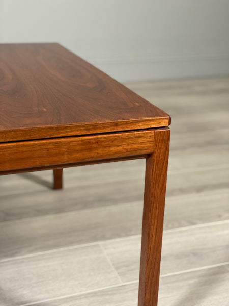 Jens Risom Black Walnut Coffee Table