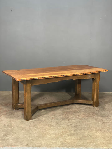 Vintage Oak Hayrake Style Dining Table